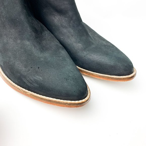 Free People black century ankle flat bootie 41 - Picture 3 of 9
